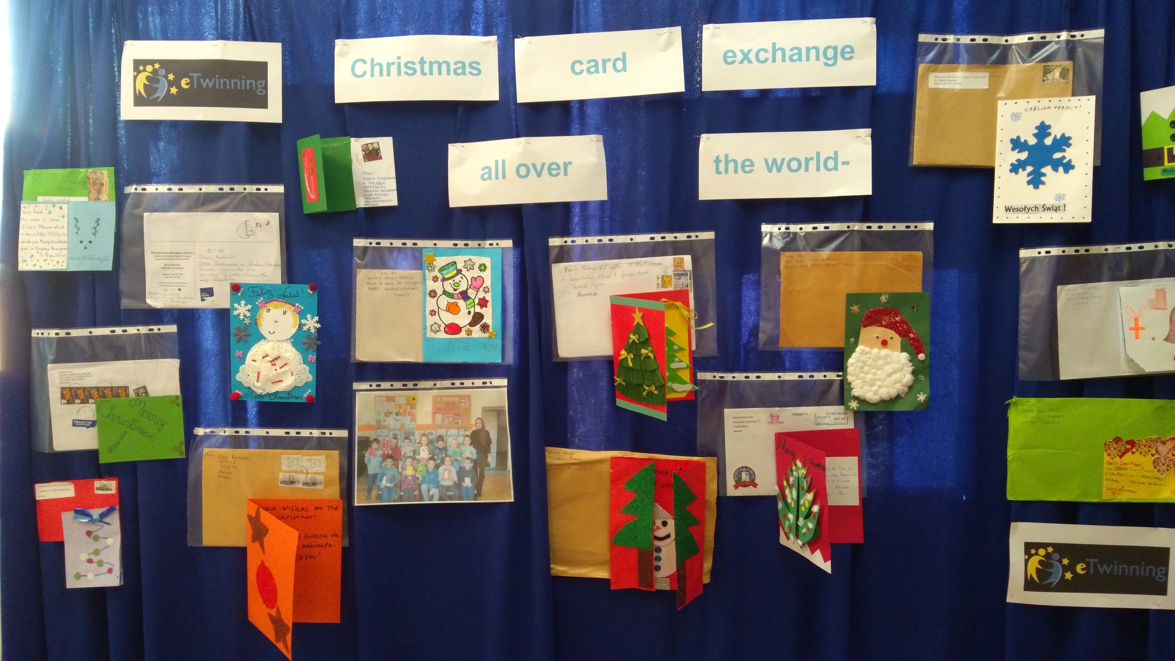 Międzynarodowa współpraca w ramach  projektu „Christmas all over the world – card exchange” –podsumowanie.