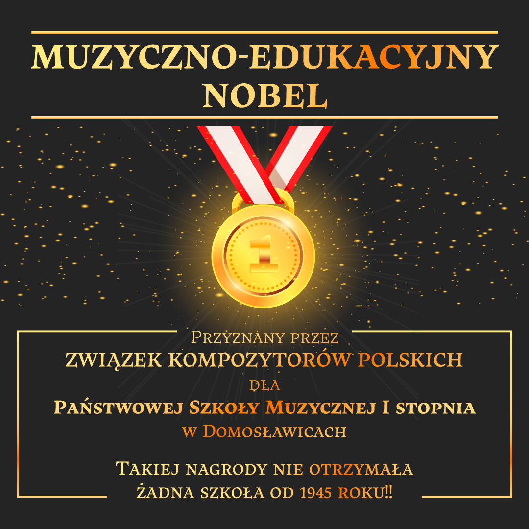 Serdeczne gratulacje dla uczniów i nauczycieli Szkoły Muzycznej I Stopnia  z Domosławic.